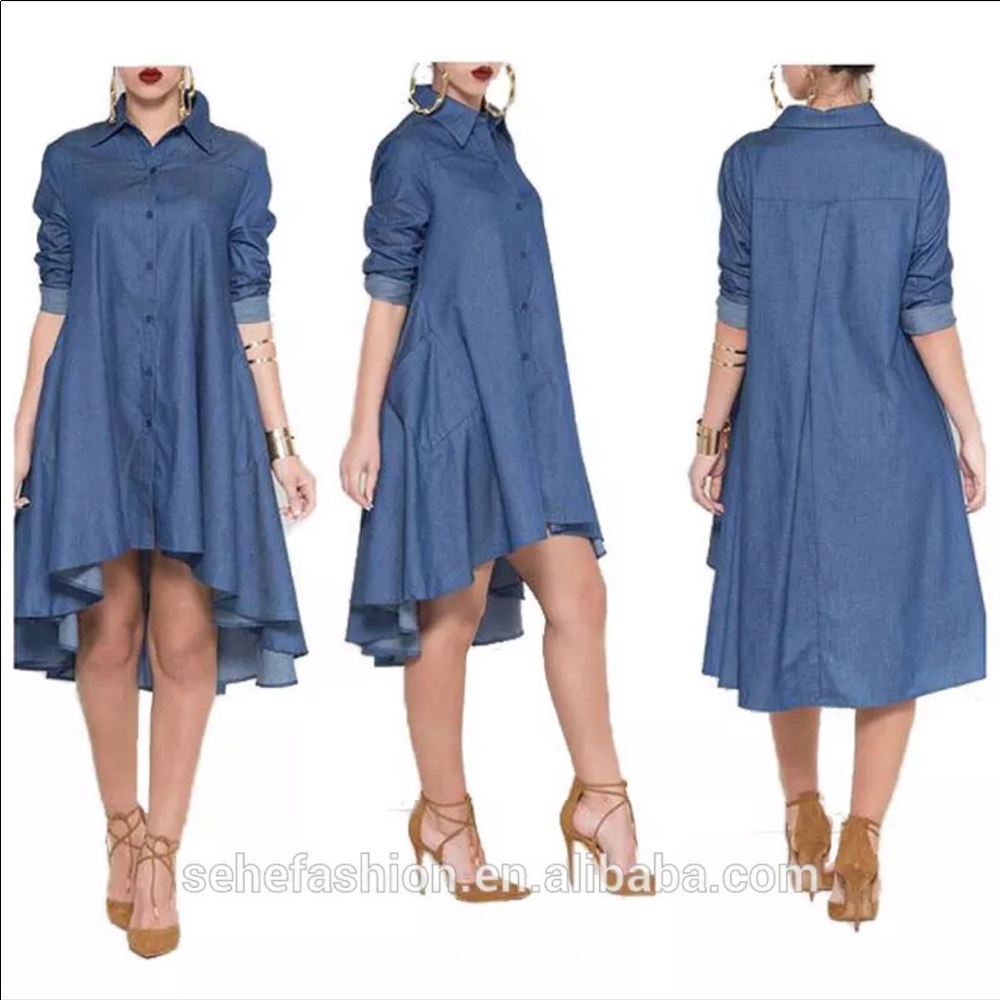 Denim dress